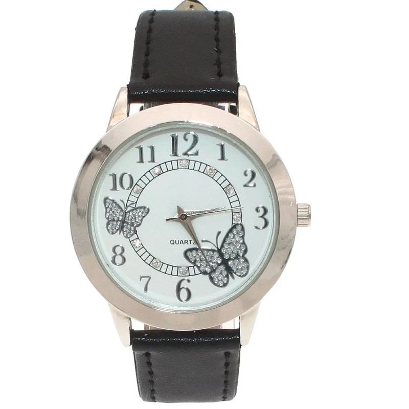 Montres-bracelet à Quartz pour femmes couleur noir