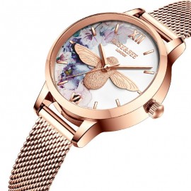 Montre Abeille pour femmes - Quartz japonais bracelet metal