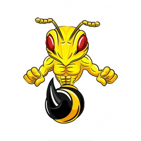 Autocollants abeille - bee killer - modele 2