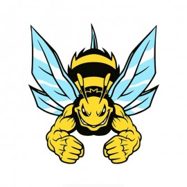 Autocollants abeille - bee killer - modele 3
