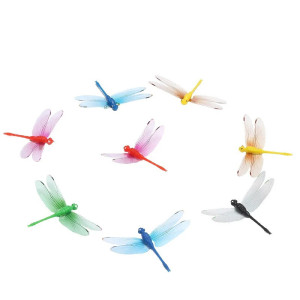 Autocollant Mural Magnétique Libellule en 3D - Lot de 10 pièces !