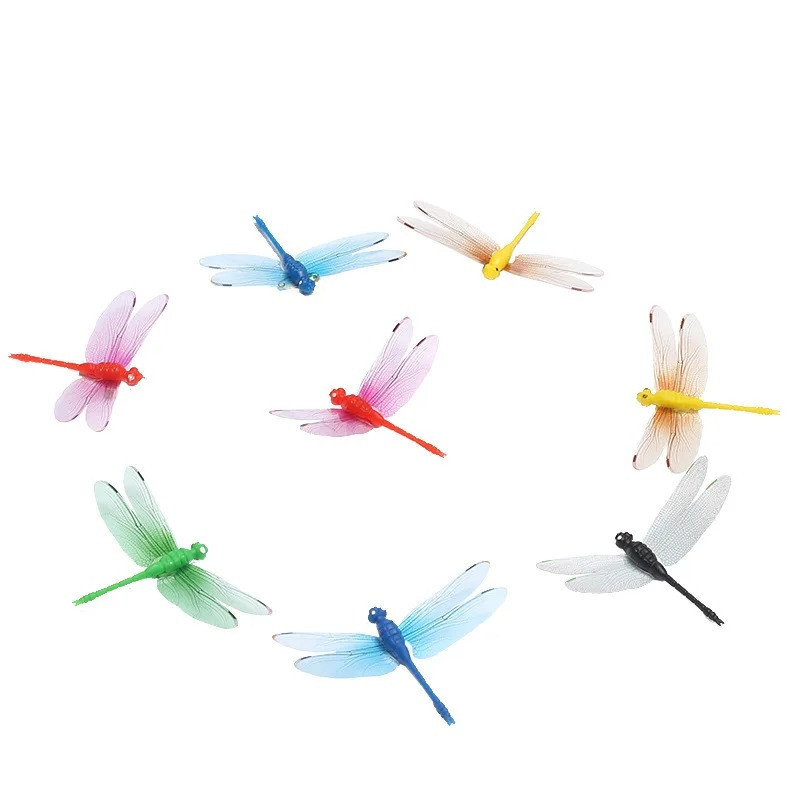 Autocollant Mural Magnétique Libellule en 3D - Lot de 10 pièces !
