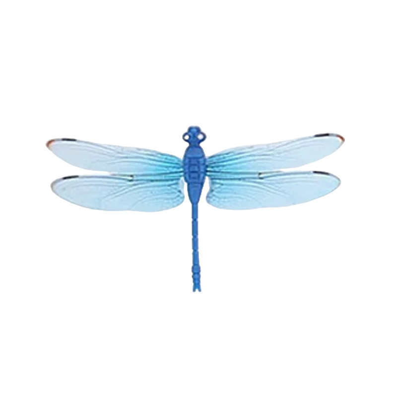 Autocollant Mural Magnétique Libellule en 3D Couleur Bleu