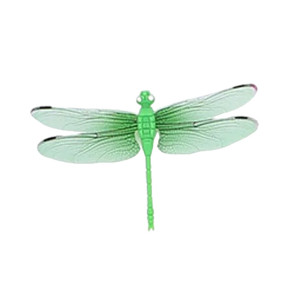 Autocollant Mural Magnétique Libellule en 3D Couleur Vert