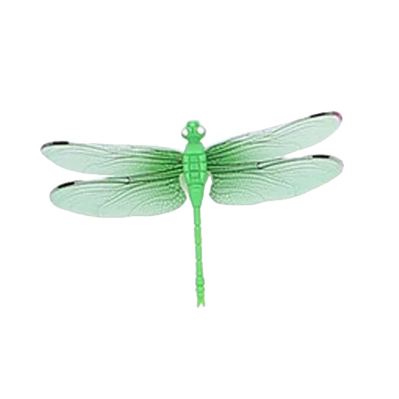Autocollant Mural Magnétique Libellule en 3D Couleur Vert
