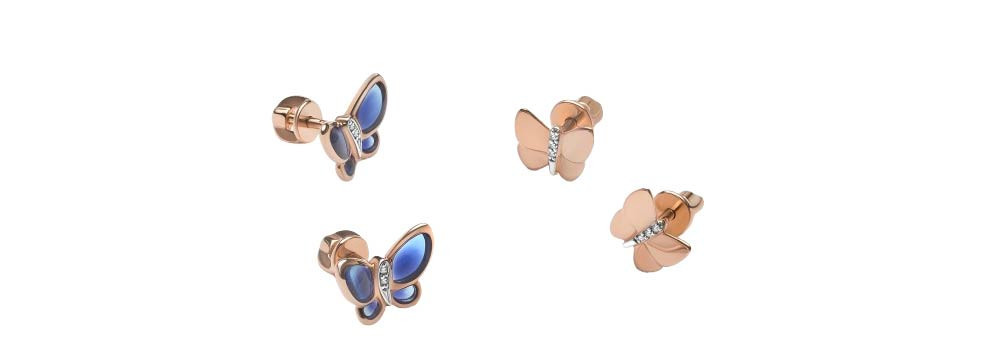 boucles oreilles papillon
