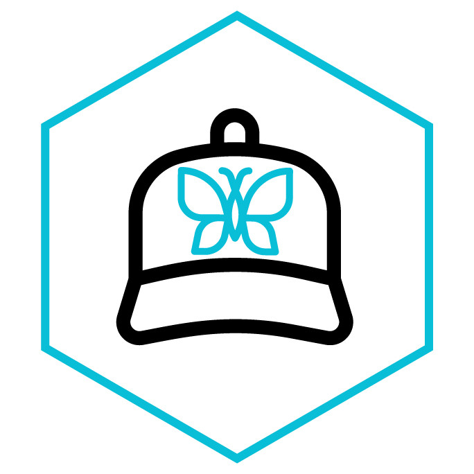 icône de la catégorie Casquette Papillons