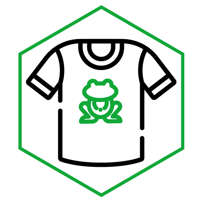 icône de la catégorie T-shirt Grenouilles