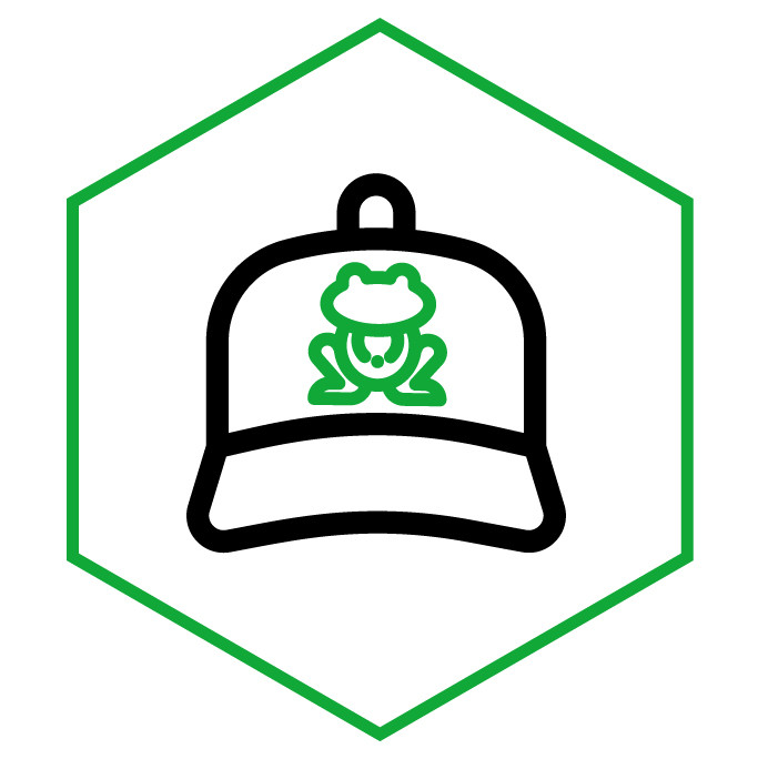 icône de la catégorie Casquette Grenouilles
