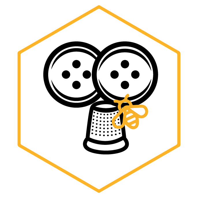 icône de la catégorie Bouton Abeille et Petite Mercerie