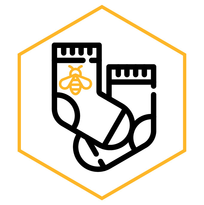 icône de la catégorie Chaussettes abeille