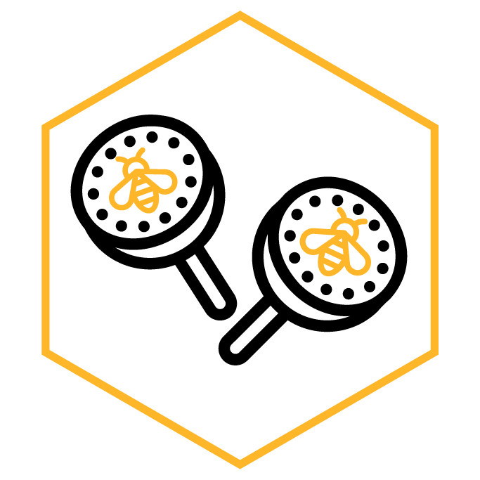 icône de la catégorie Boutons Manchettes Abeilles