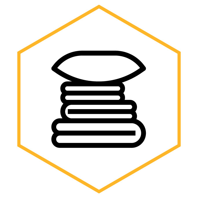 icône de la catégorie Parures de lit abeille
